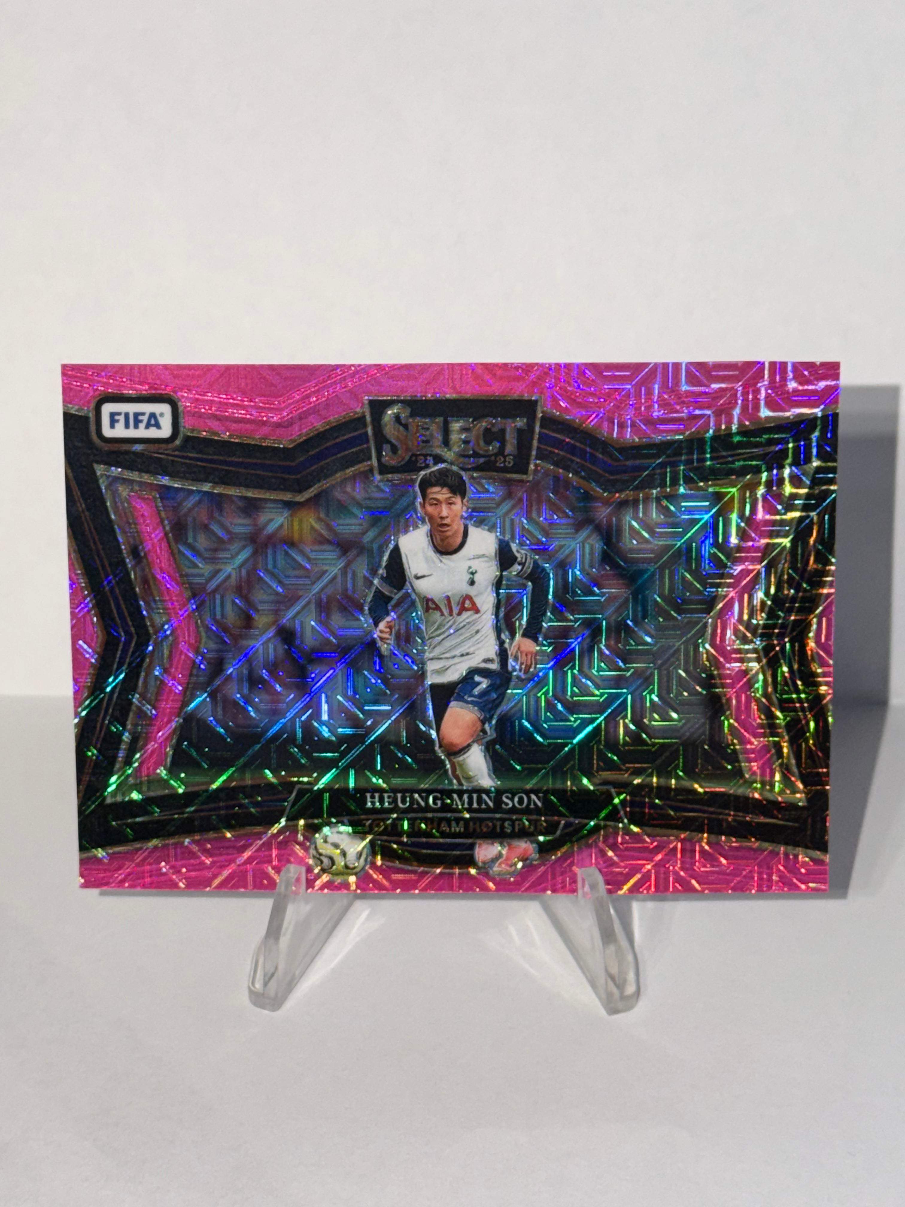 2024-25 Panini Select FIFA Heung-Min Son Pink Mojo /299 #219