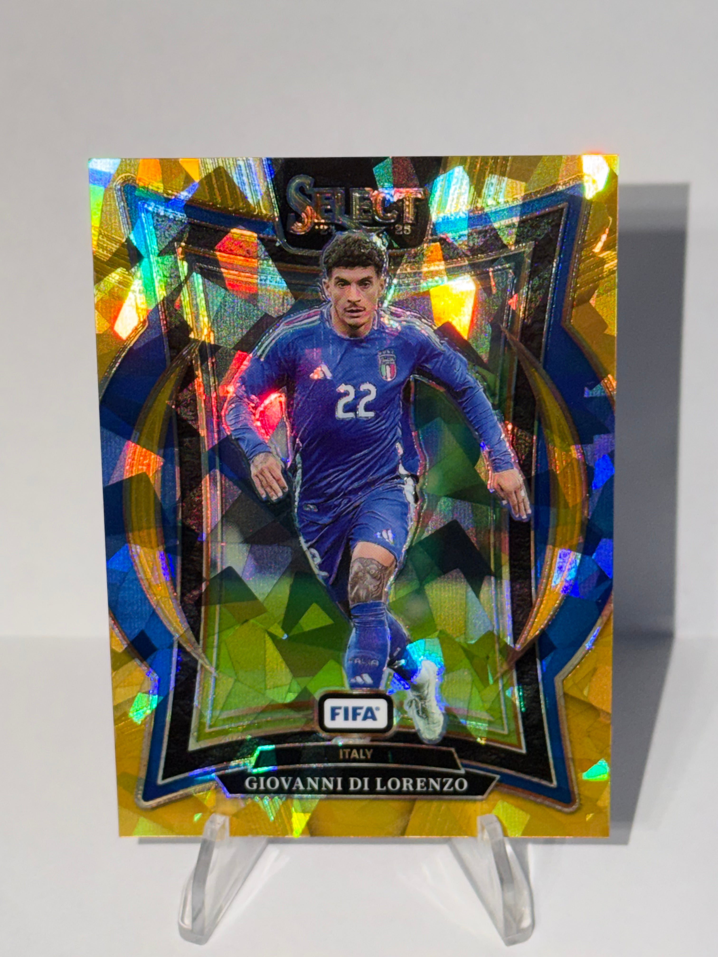 2024-25 Panini Select FIFA Giovanni Di Lorenzo Ice Gold /10 #87